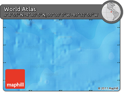 Political Map of the Area around 4° 22' 30" N, 90° 1' 30" W