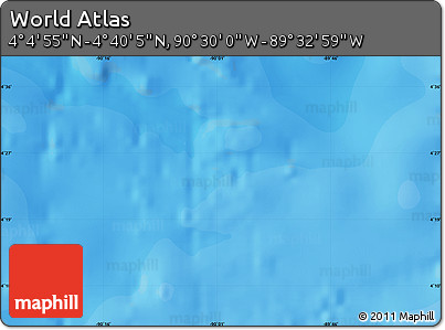 Political Map of the Area around 4° 22' 30" N, 90° 1' 30" W