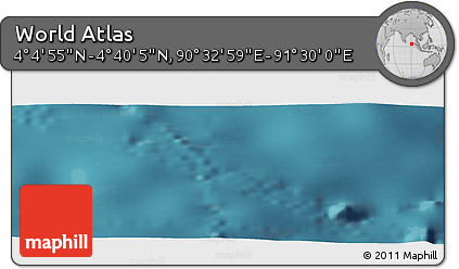 Satellite Panoramic Map of the Area around 4° 22' 30" N, 91° 1' 30" E