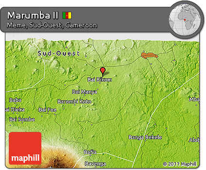 Physical 3D Map of Marumba II