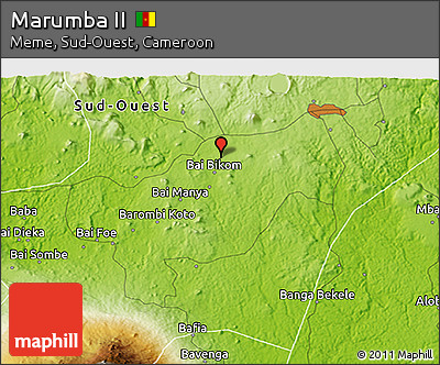 Physical 3D Map of Marumba II