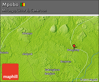 Physical 3D Map of Mpobo