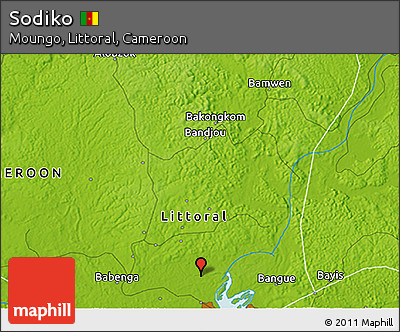 Physical 3D Map of Sodiko