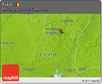 Physical 3D Map of Fiko