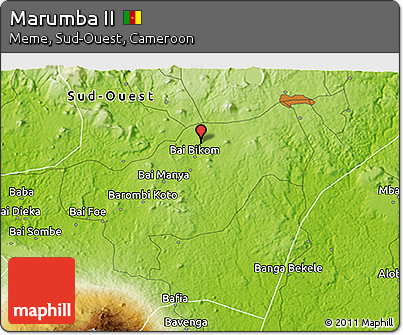 Physical 3D Map of Marumba II