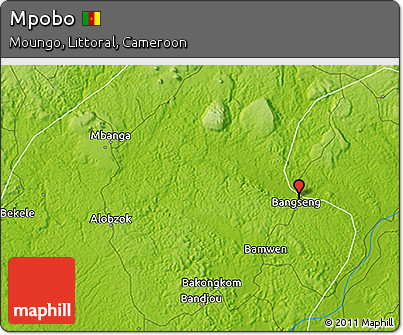 Physical 3D Map of Mpobo