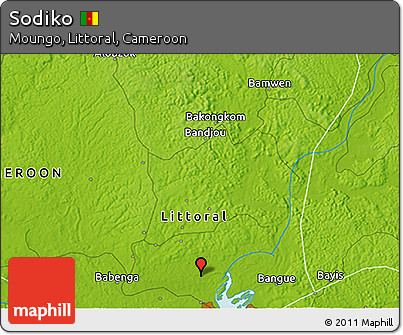 Physical 3D Map of Sodiko