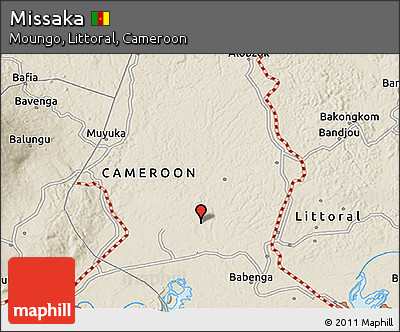 Shaded Relief 3D Map of Missaka