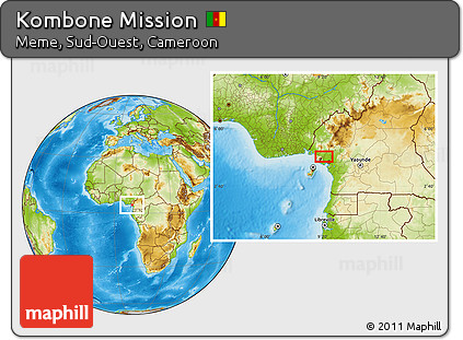 Physical Location Map of Kombone Mission