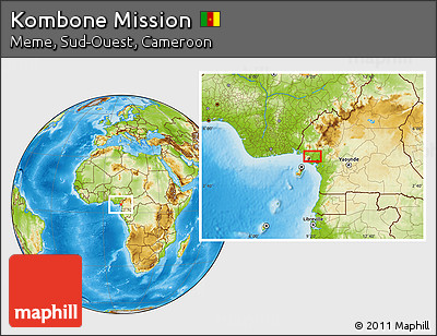 Physical Location Map of Kombone Mission