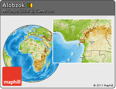 Physical Location Map of Alobzok
