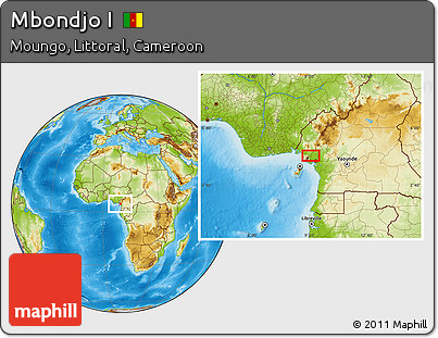 Physical Location Map of Mbondjo I