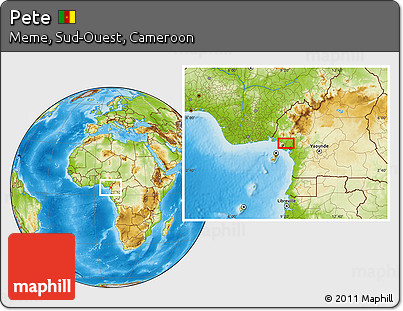 Physical Location Map of Pete