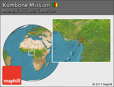 Satellite Location Map of Kombone Mission