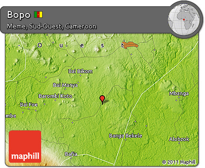 Physical Map of Bopo