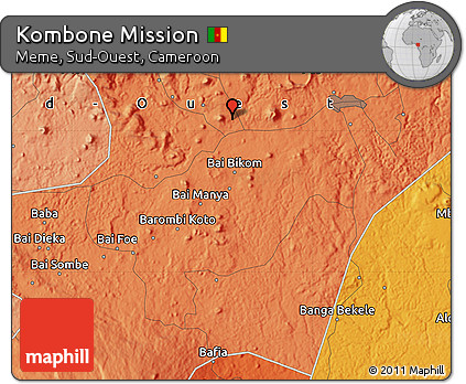 Political Map of Kombone Mission