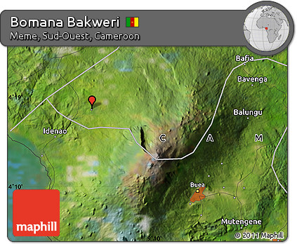 Satellite Map of Bomana Bakweri