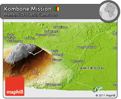 Physical Panoramic Map of Kombone Mission