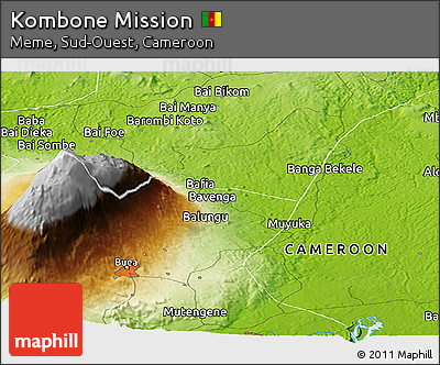 Physical Panoramic Map of Kombone Mission
