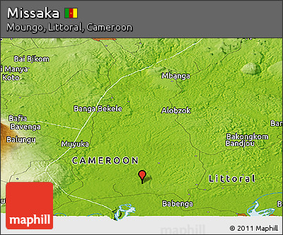 Physical Panoramic Map of Missaka