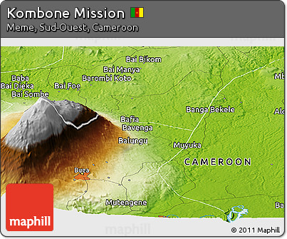 Physical Panoramic Map of Kombone Mission