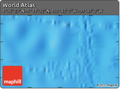 Physical Map of the Area around 4° 53' 57" N, 100° 13' 29" W