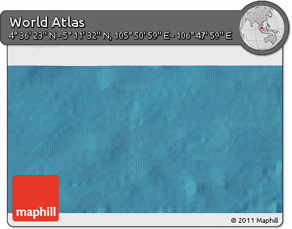 Satellite 3D Map of the Area around 4° 53' 57" N, 106° 19' 29" E