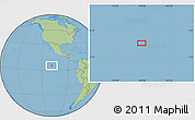 Savanna Style Location Map of the area around 4° 53' 57" N, 108° 43' 29" W