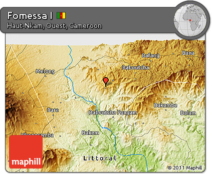 Physical 3D Map of Fomessa I