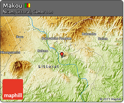 Physical 3D Map of Makou