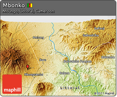 Physical 3D Map of Mbonko