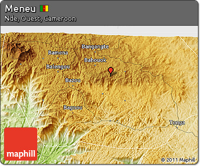 Physical 3D Map of Meneu