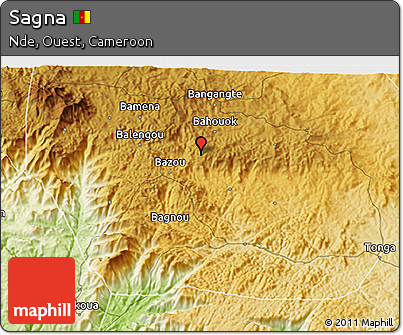 Physical 3D Map of Sagna
