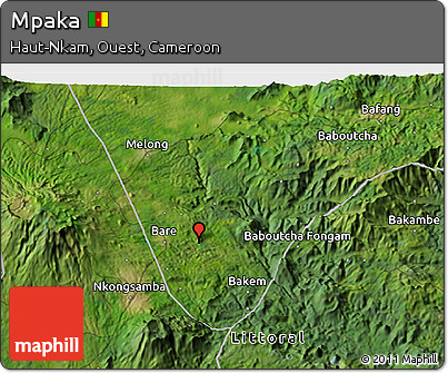 Satellite 3D Map of Mpaka