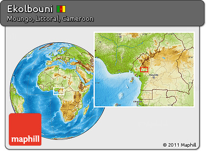 Physical Location Map of Ekolbouni