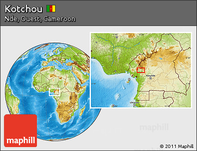Physical Location Map of Kotchou