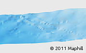 Shaded Relief Panoramic Map of the area around 4° 53' 57" N, 10° 7' 30" W