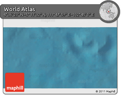 Satellite 3D Map of the Area around 4° 53' 57" N, 112° 16' 30" E