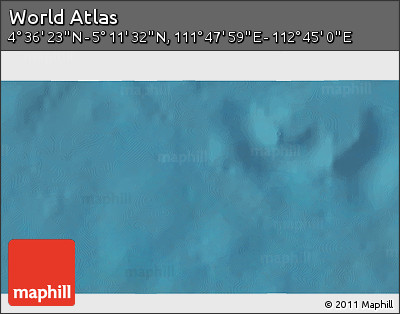 Satellite 3D Map of the Area around 4° 53' 57" N, 112° 16' 30" E