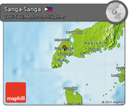 Physical Map of Sanga-Sanga