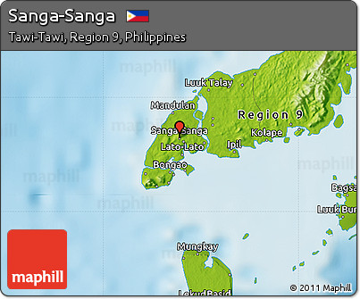 Physical Map of Sanga-Sanga