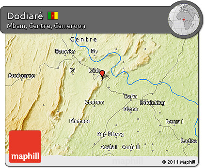 Physical 3D Map of Dodiaré