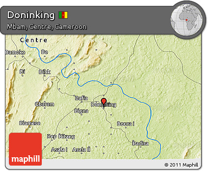 Physical 3D Map of Doninking