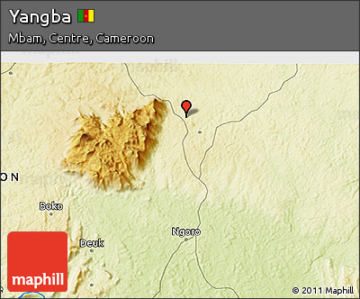 Physical 3D Map of Yangba