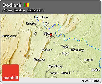 Physical 3D Map of Dodiaré