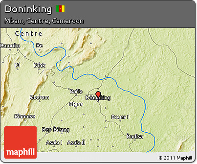 Physical 3D Map of Doninking