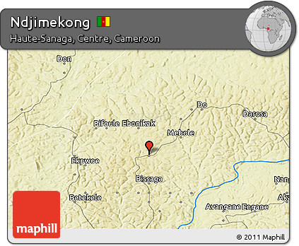 Physical 3D Map of Ndjimekong