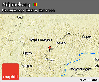 Physical 3D Map of Ndjimekong