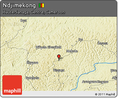 Physical 3D Map of Ndjimekong
