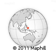 Outline Map of the Area around 4° 53' 57" N, 128° 25' 30" E, rectangular outline